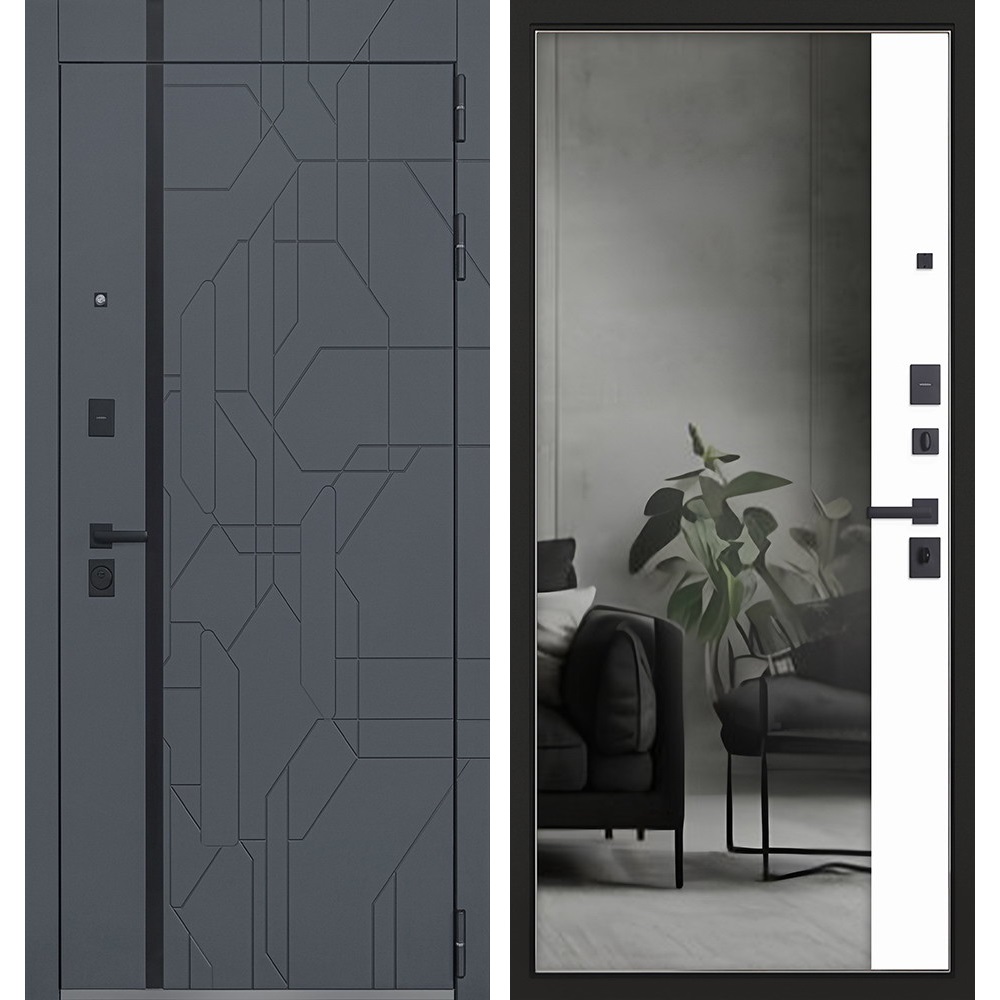 Входная дверь Форест с зеркалом