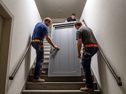 Подъем на грузовом лифте | по лестнице Подъем на грузовом лифте | по лестнице