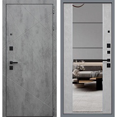 Входная дверь Дуэт Б с зеркалом