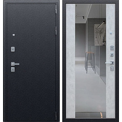 Входная дверь Спартак Б с зеркалом